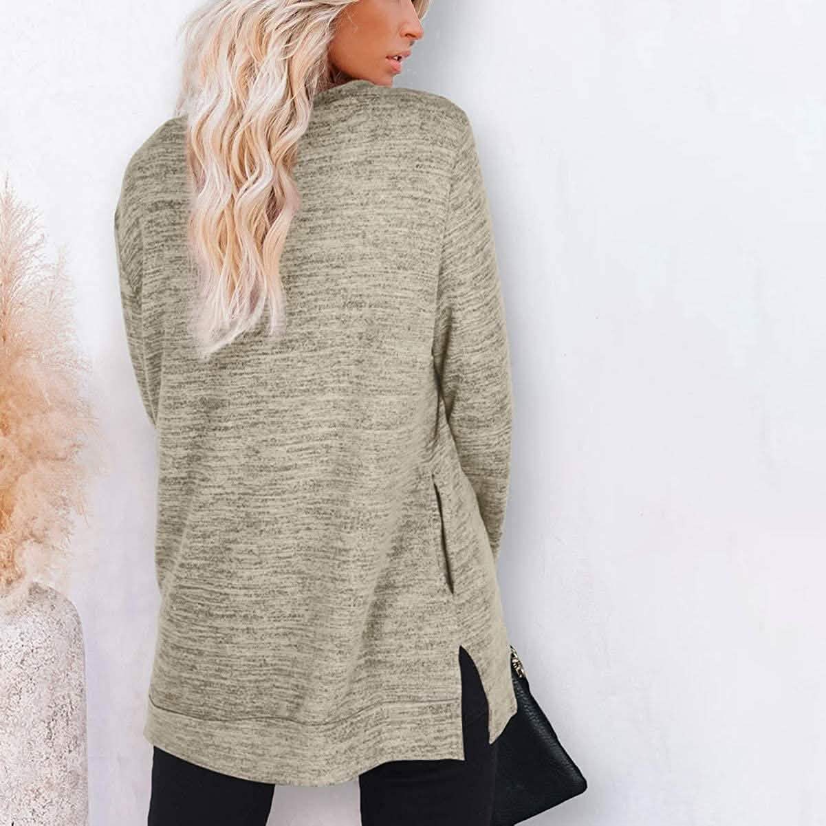 Women's Casual Sweatshirts Long Sleeve Oversized Shirt DailySale