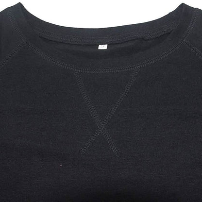 Womens Casual Tunic Tops Short Sleeve Crewneck Side Split Color Block T-Shirt DailySale