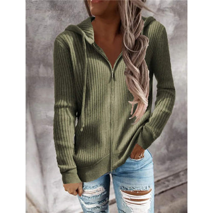 Women's Casual Zip Hoodied Jacket DailySale