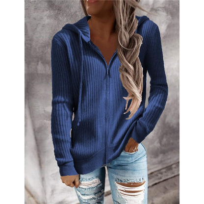 Women's Casual Zip Hoodied Jacket DailySale