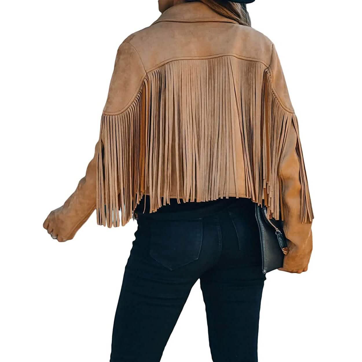Women's Chic Cropped Tassel Jacket DailySale