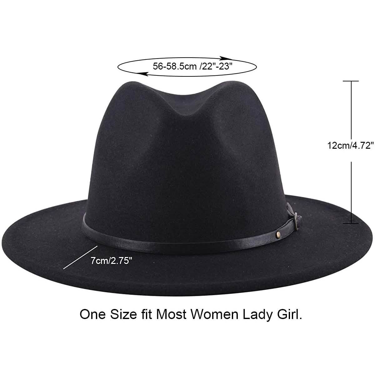Womens Classic Wide Brim Floppy Panama Hat DailySale