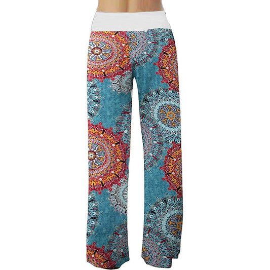Women's Comfy Stretch Drawstring Palazzo Wide Leg Lounge Pant DailySale