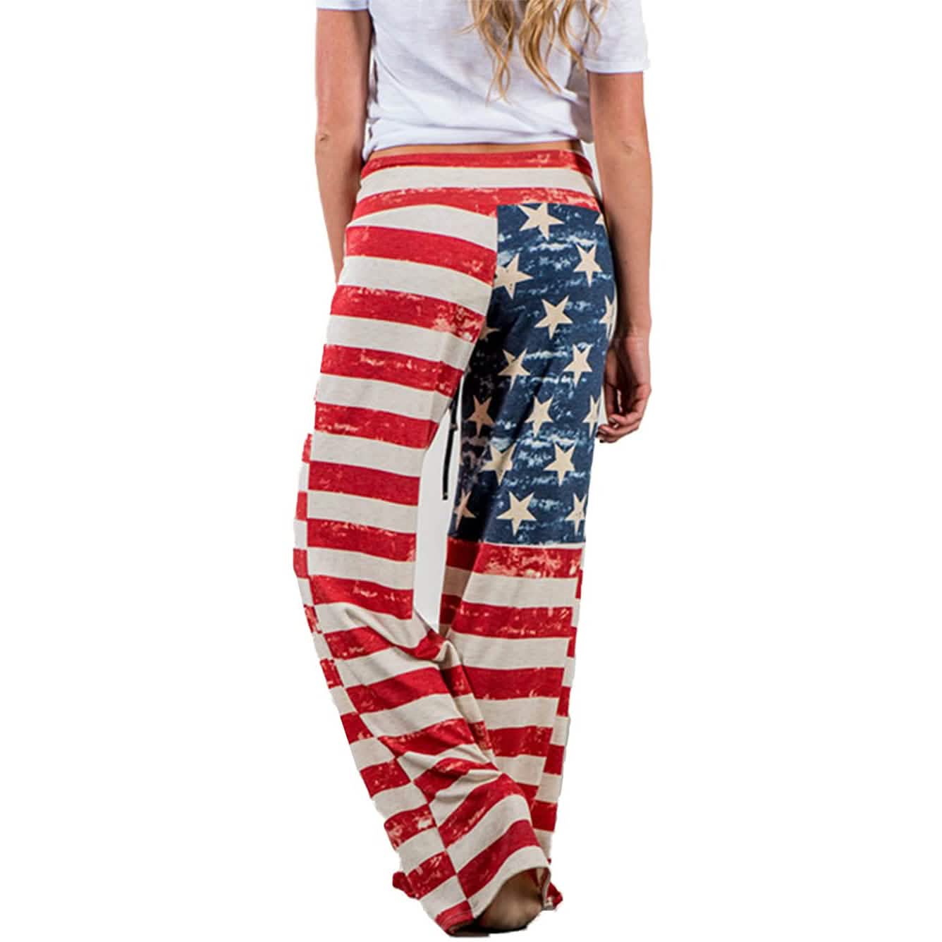Women's Comfy Stretch Drawstring Palazzo Wide Leg Lounge Pant DailySale