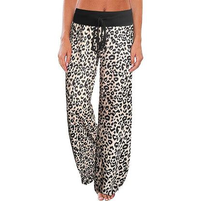 Women's Comfy Stretch Drawstring Palazzo Wide Leg Lounge Pant DailySale