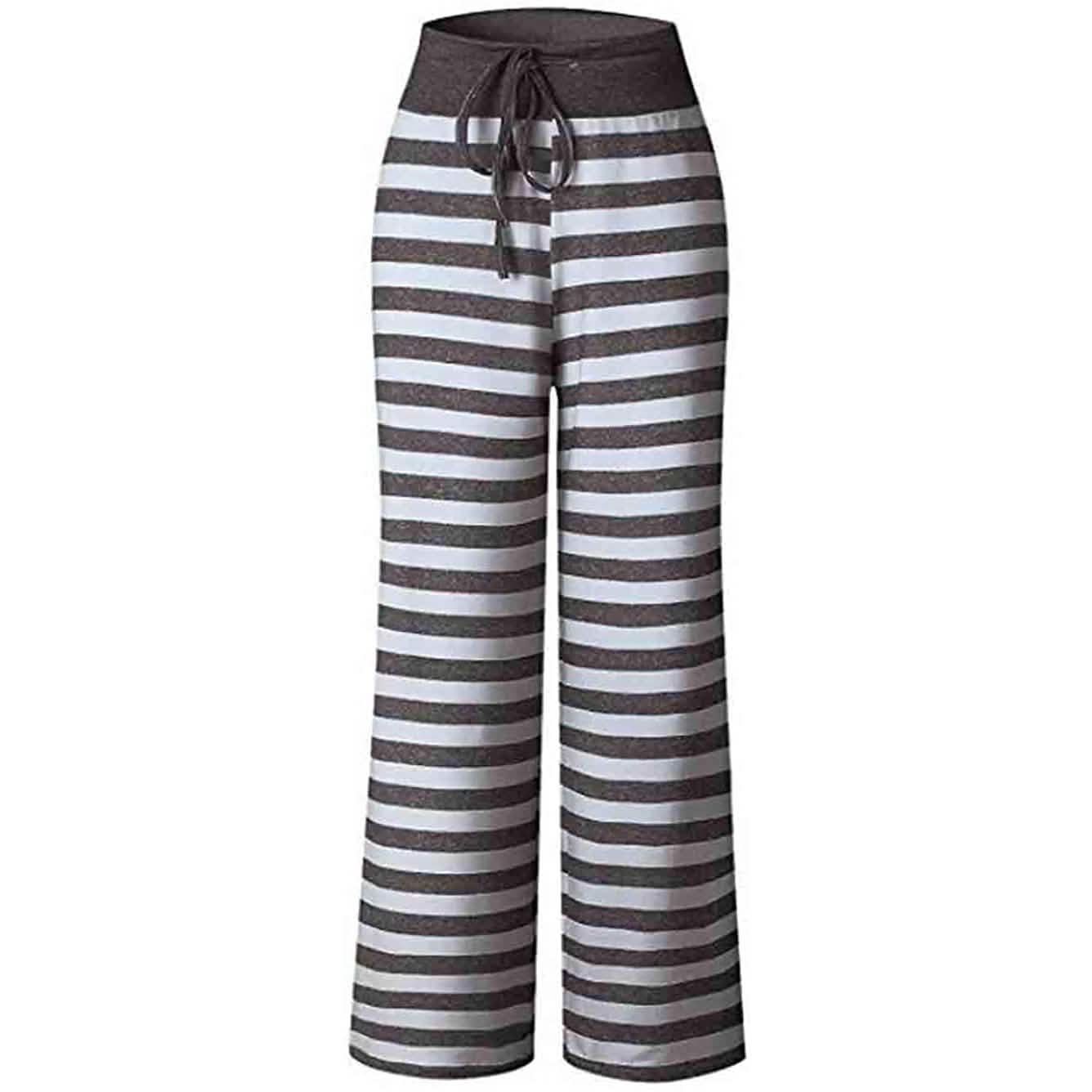 Women's Comfy Stretch Drawstring Palazzo Wide Leg Lounge Pant DailySale
