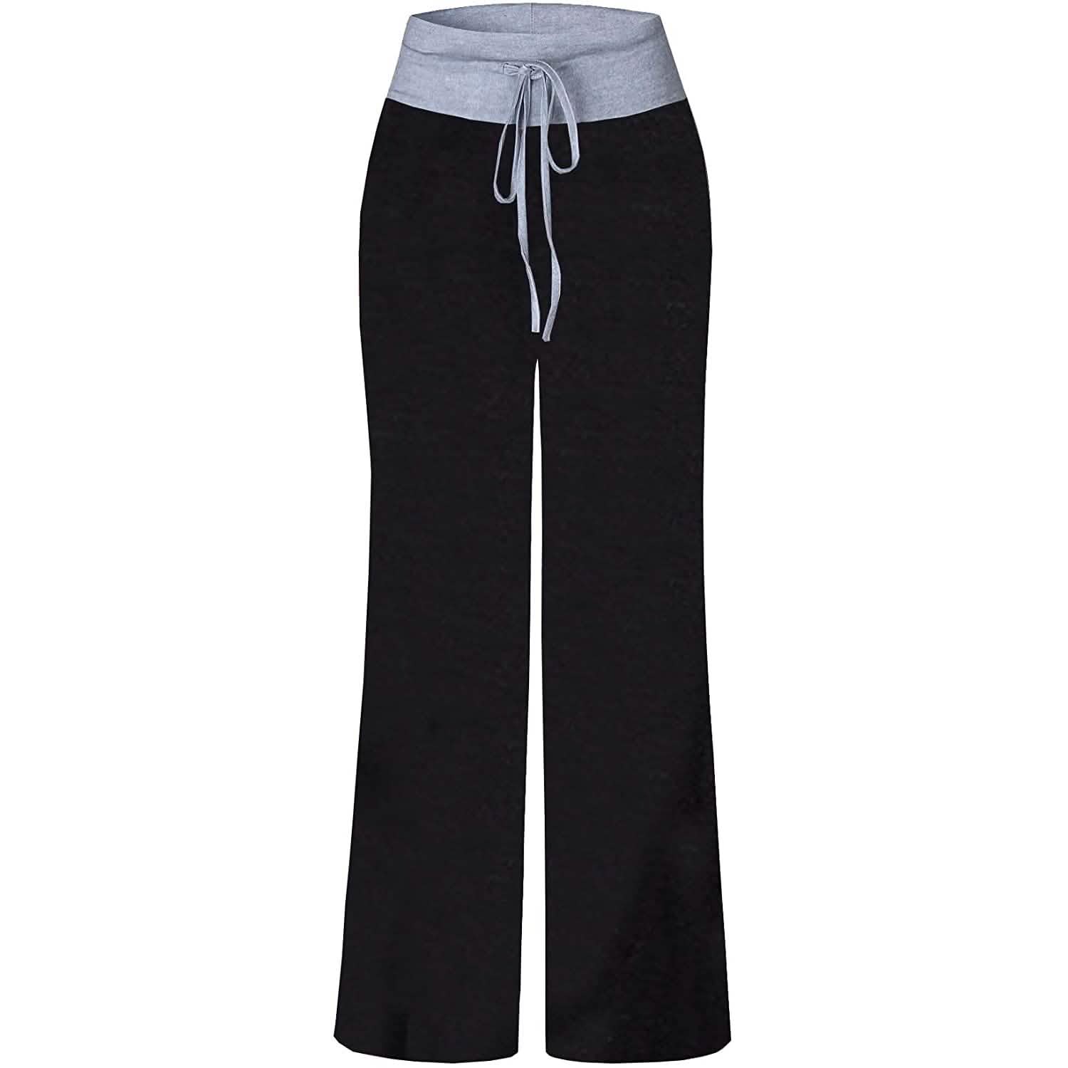 Women's Comfy Stretch Drawstring Palazzo Wide Leg Lounge Pant DailySale
