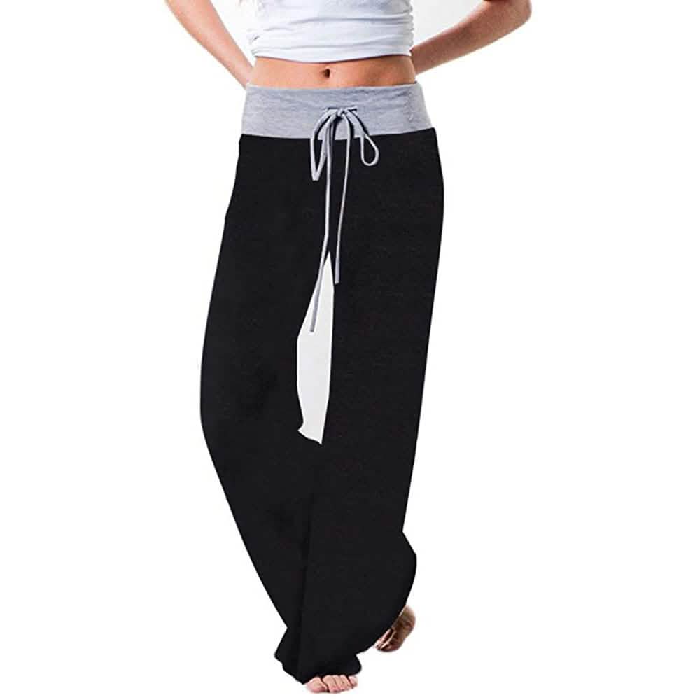 Women's Comfy Stretch Drawstring Palazzo Wide Leg Lounge Pant DailySale
