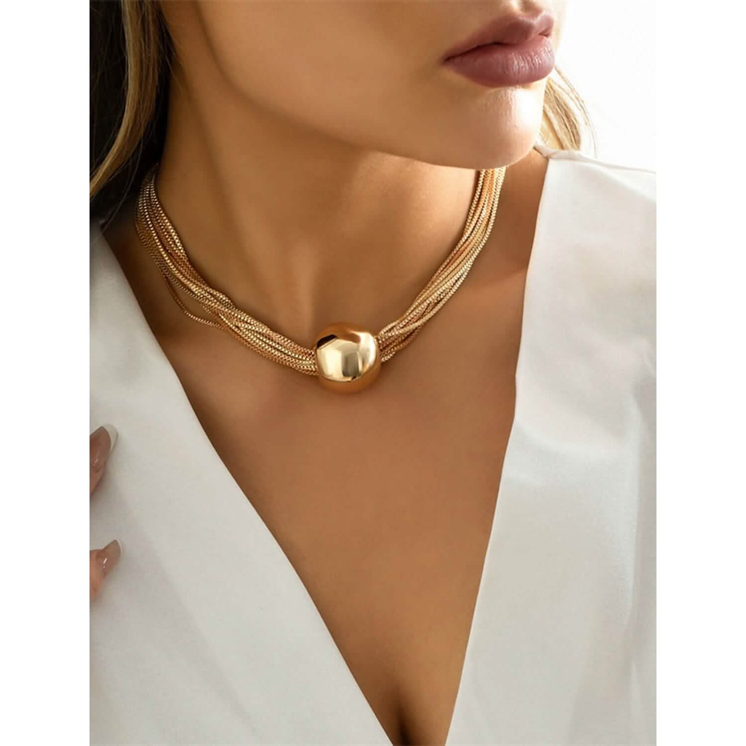 Women's Contemporary Street Geometry Necklace DailySale