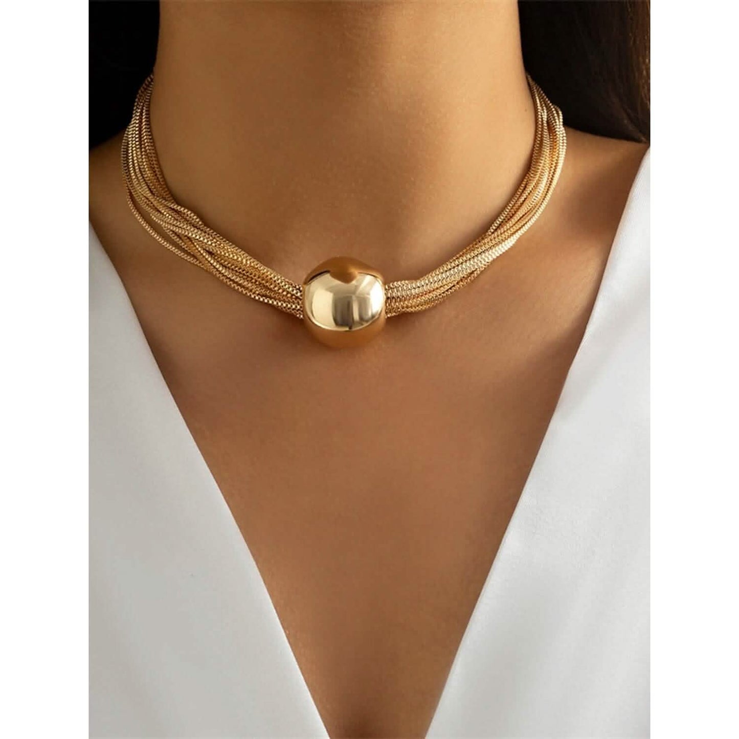 Women's Contemporary Street Geometry Necklace DailySale