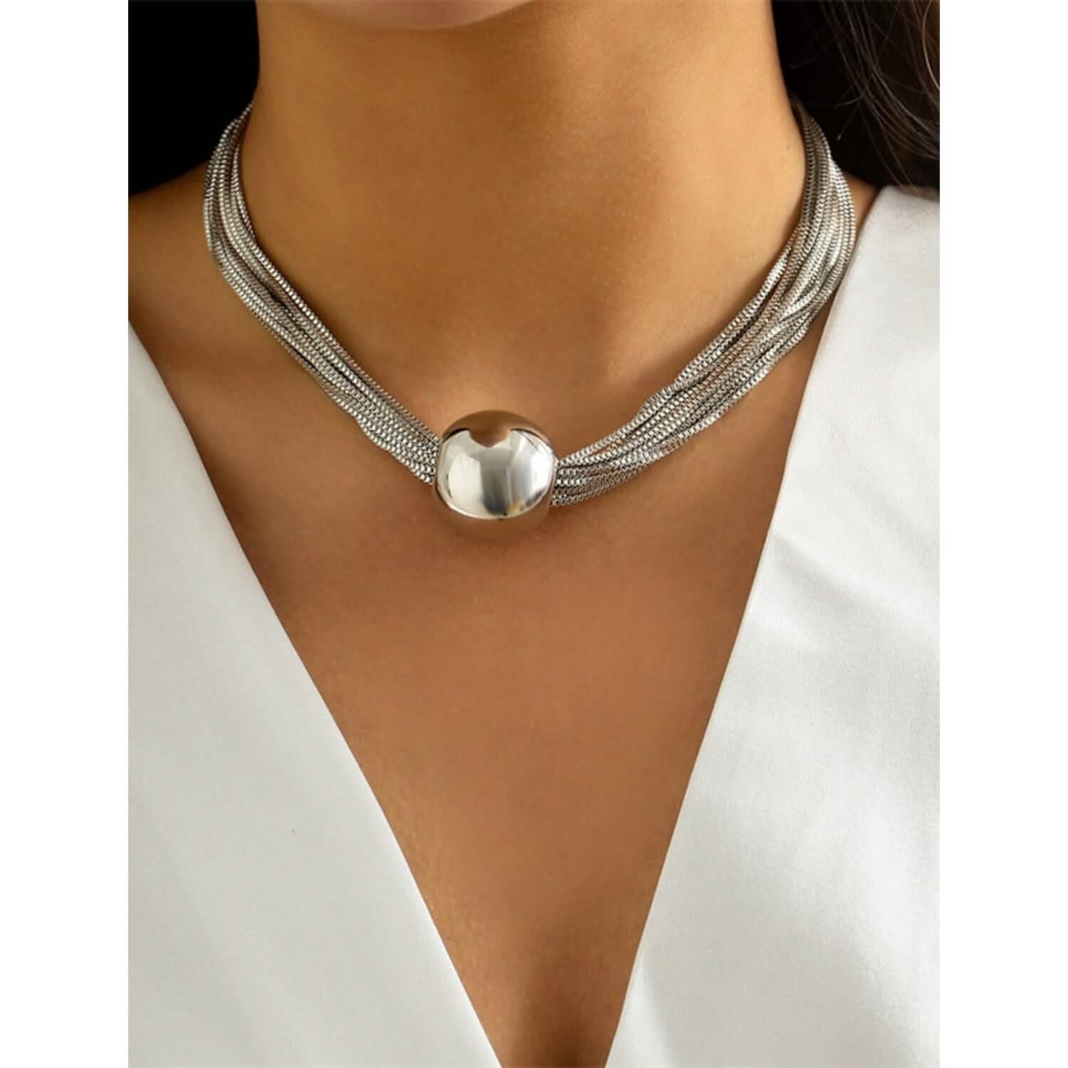 Women's Contemporary Street Geometry Necklace DailySale