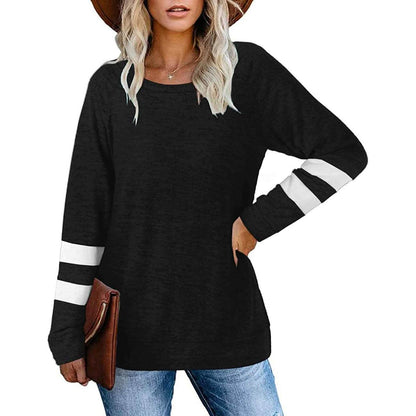 Women's Crewneck Sweatshirts Long Sleeve Sweaters Tunic Tops DailySale
