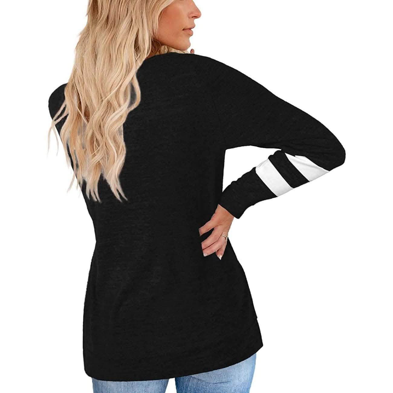 Women's Crewneck Sweatshirts Long Sleeve Sweaters Tunic Tops DailySale