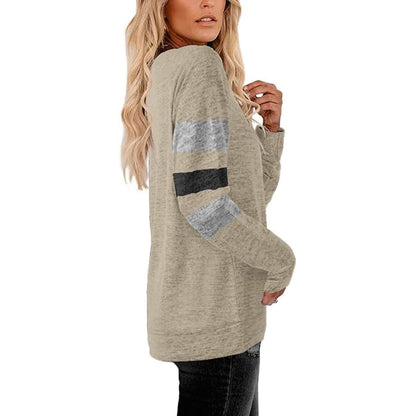 Women's Crewneck Sweatshirts Long Sleeve Sweaters Tunic Tops DailySale