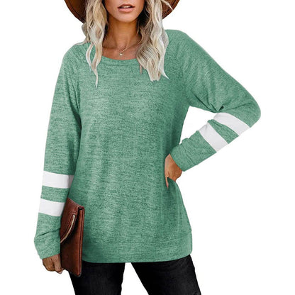 Women's Crewneck Sweatshirts Long Sleeve Sweaters Tunic Tops DailySale