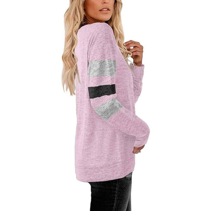 Women's Crewneck Sweatshirts Long Sleeve Sweaters Tunic Tops DailySale