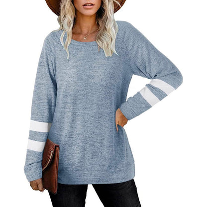 Women's Crewneck Sweatshirts Long Sleeve Sweaters Tunic Tops DailySale