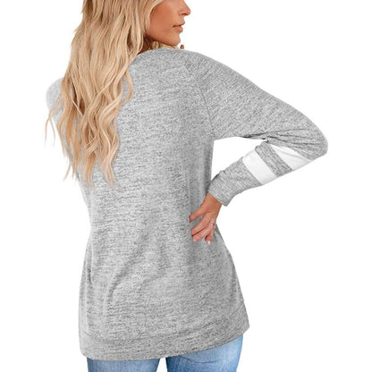Women's Crewneck Sweatshirts Long Sleeve Sweaters Tunic Tops DailySale
