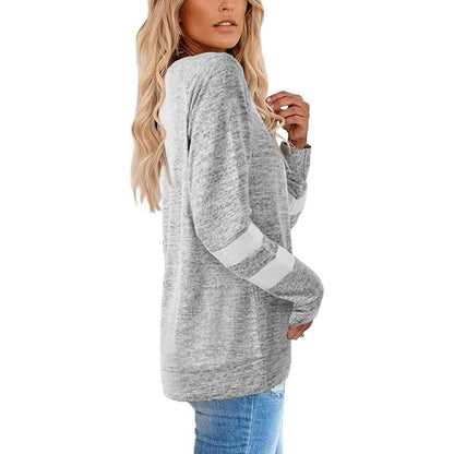 Women's Crewneck Sweatshirts Long Sleeve Sweaters Tunic Tops DailySale