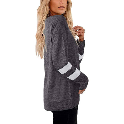 Women's Crewneck Sweatshirts Long Sleeve Sweaters Tunic Tops DailySale