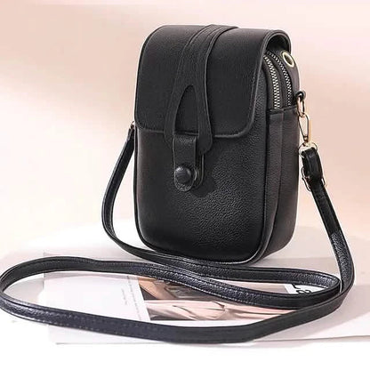 Women's Crossbody Leather Solid Color Plain Bag Wallet DailySale