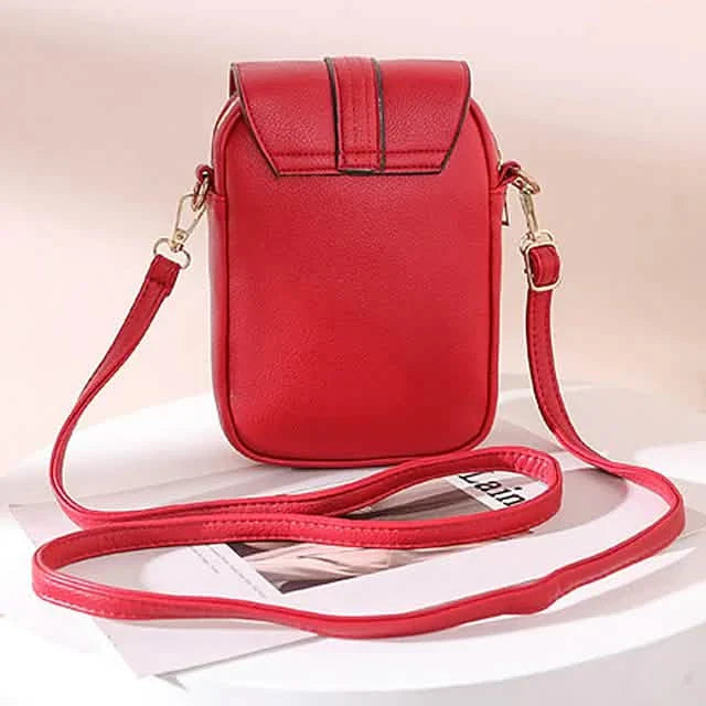 Women's Crossbody Leather Solid Color Plain Bag Wallet DailySale