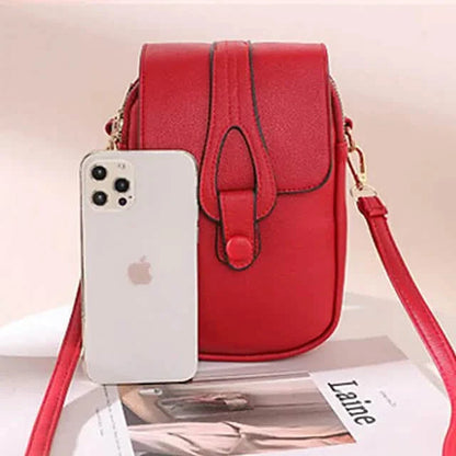 Women's Crossbody Leather Solid Color Plain Bag Wallet DailySale