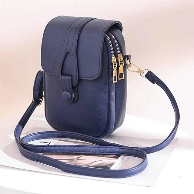 Women's Crossbody Leather Solid Color Plain Bag Wallet DailySale
