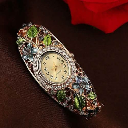 Women's Crystal Bracelet Wrist Watch DailySale