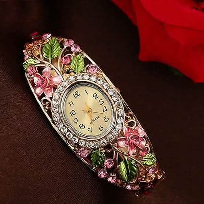 Women's Crystal Bracelet Wrist Watch DailySale