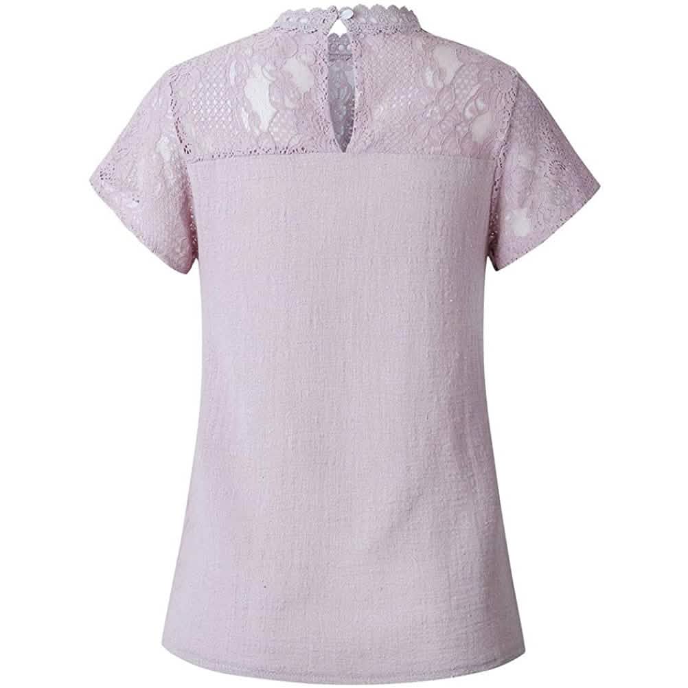 Women's Cute Lace Shirt Top T-Shirt DailySale