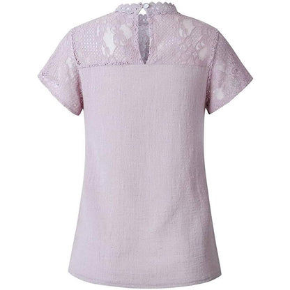 Women's Cute Lace Shirt Top T-Shirt DailySale