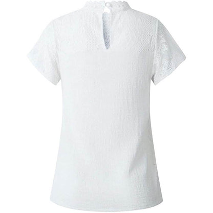 Women's Cute Lace Shirt Top T-Shirt DailySale