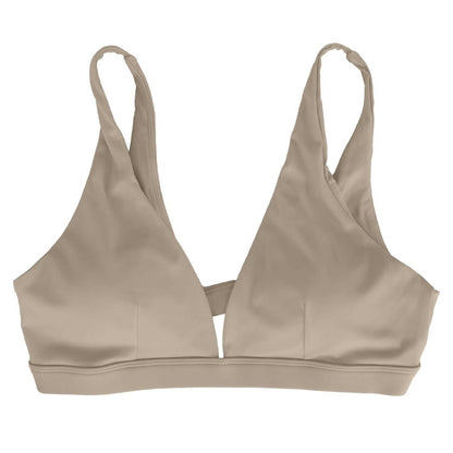 Women's Deep V-Neck U-Shaped Back Sports Bra DailySale