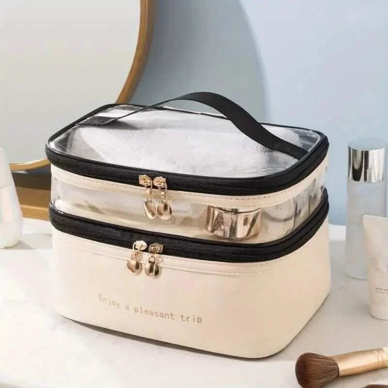 Women's Double Layer Makeup Bag DailySale