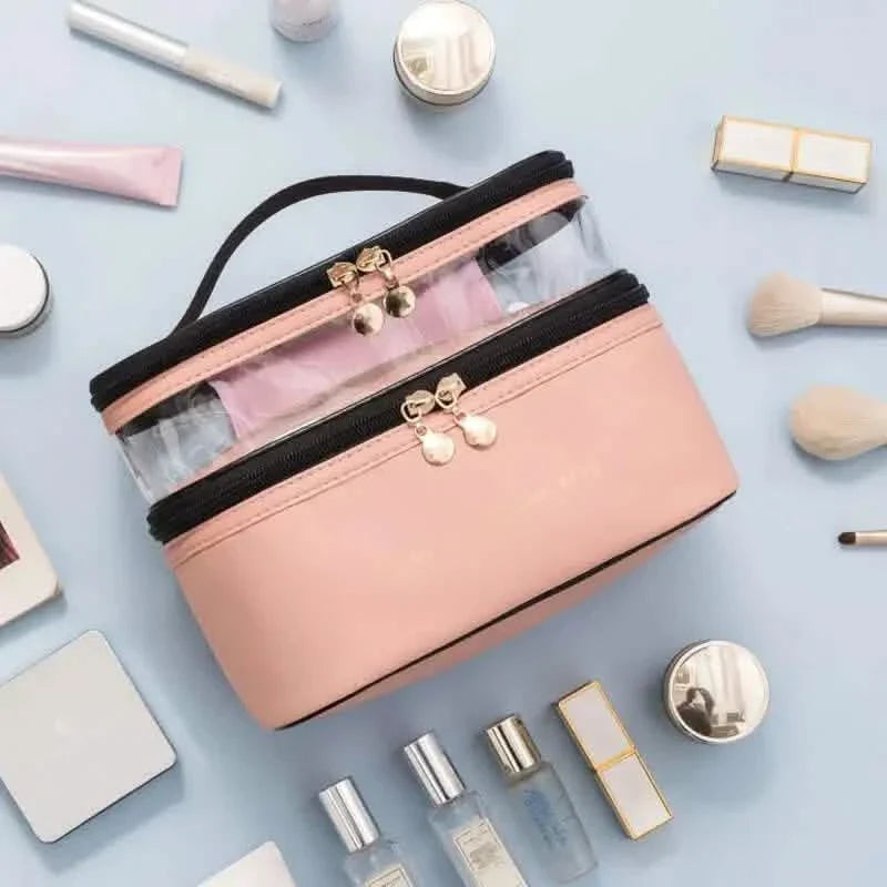 Women's Double Layer Makeup Bag DailySale