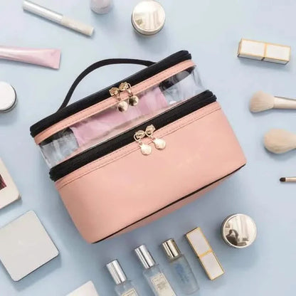 Women's Double Layer Makeup Bag DailySale