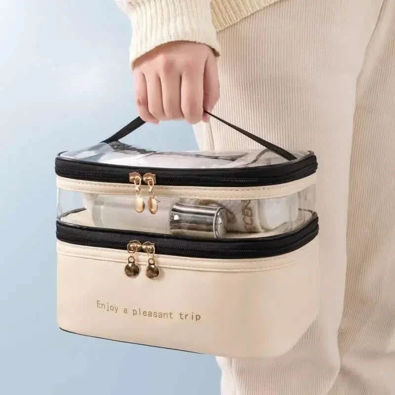 Women's Double Layer Makeup Bag DailySale