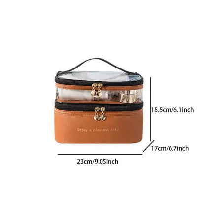 Women's Double Layer Makeup Bag DailySale