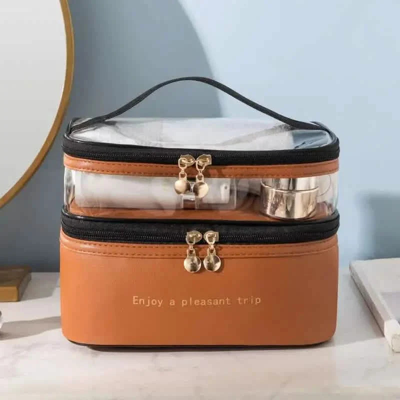 Women's Double Layer Makeup Bag DailySale