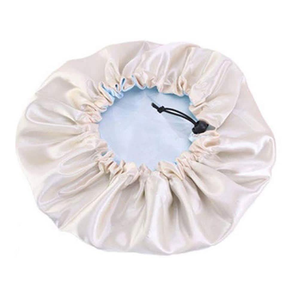 Women's Double Layer Reversible Silky Satin Headscarf Sleeping Bonnet Hat Headband DailySale