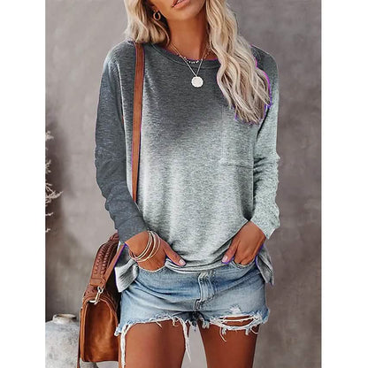Women's Drawing T-Shirt Crew Neck Basic Top DailySale