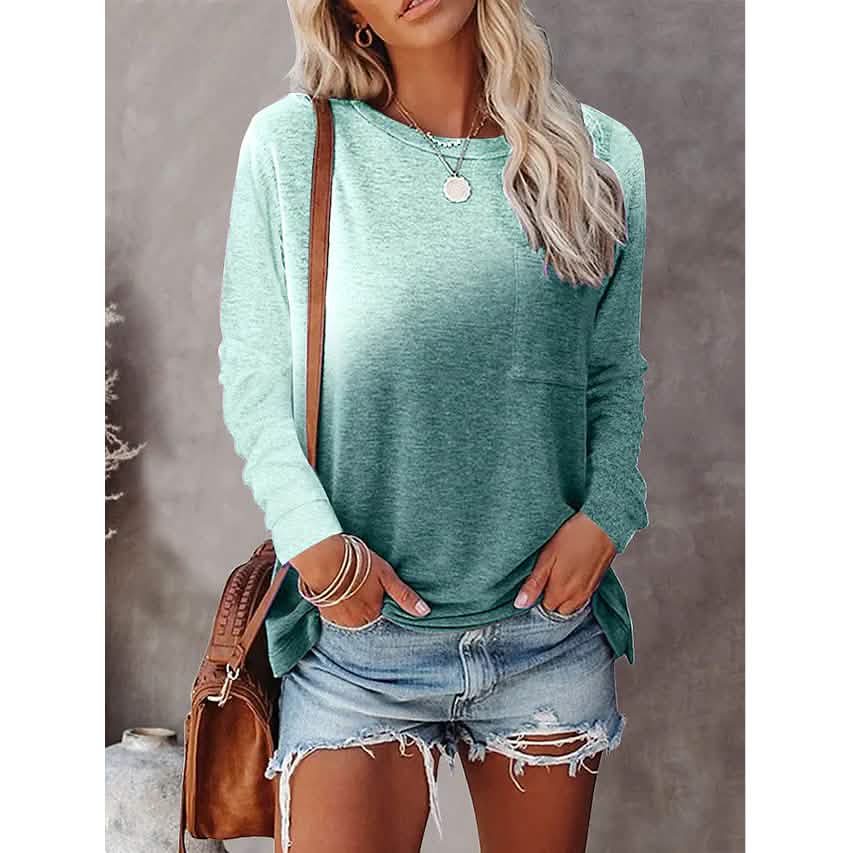 Women's Drawing T-Shirt Crew Neck Basic Top DailySale