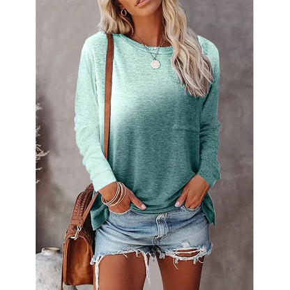 Women's Drawing T-Shirt Crew Neck Basic Top DailySale