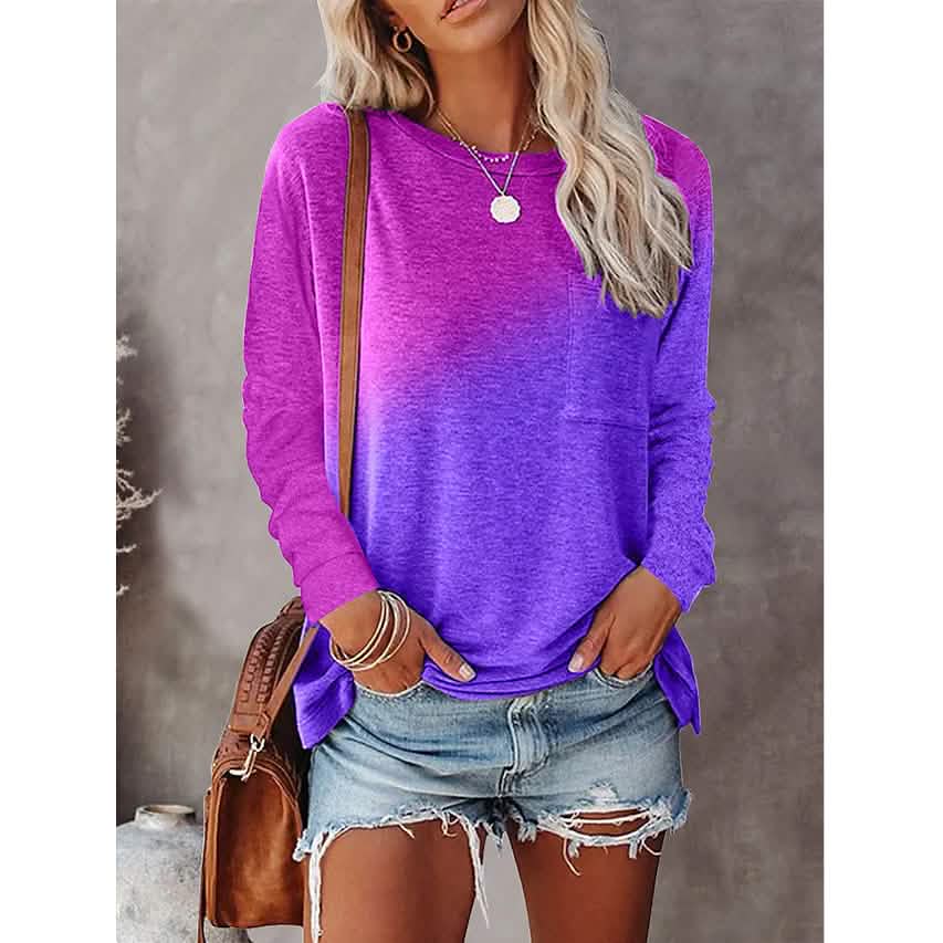 Women's Drawing T-Shirt Crew Neck Basic Top DailySale