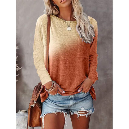 Women's Drawing T-Shirt Crew Neck Basic Top DailySale