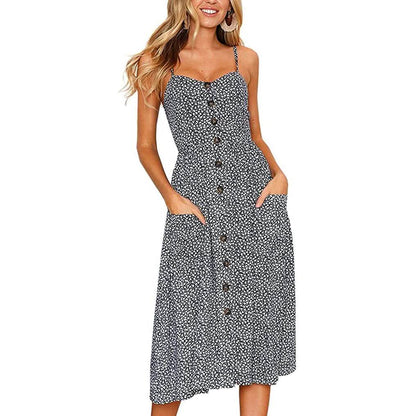 Women's Dresses Summer Casual Spaghetti Strap DailySale