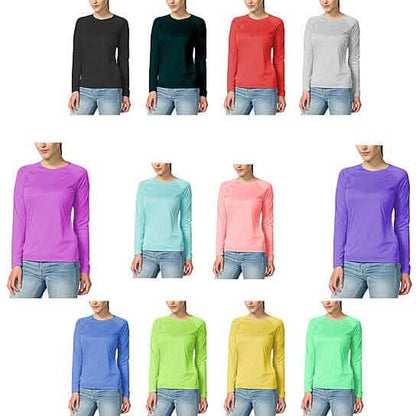 Women's Dri-Fit Moisture-Wicking Breathable Long Sleeve T-Shirt DailySale