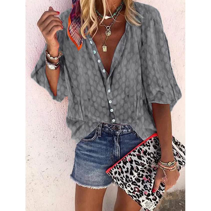 Women's Elegant Vintage Shirt Top DailySale