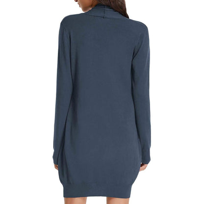 Women's Essential Solid Open Front Long Knited Cardigan Sweater DailySale